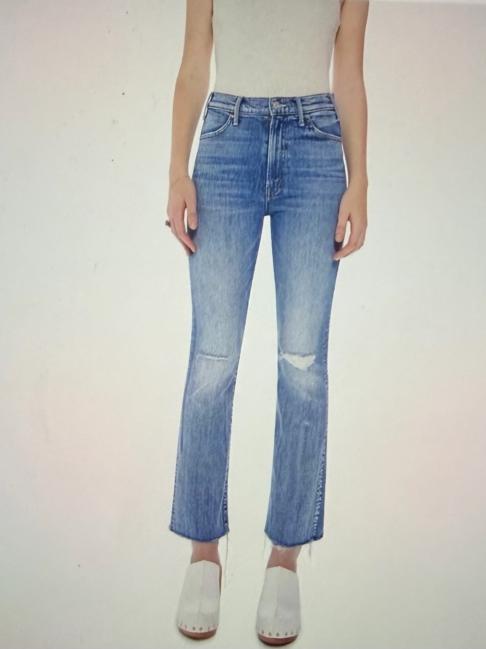 Mother Superior Hustler Ankle Fray Jeans